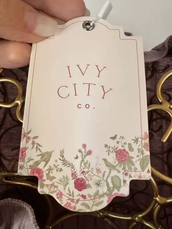 Ivy City Co. Mini Petra Long Sleeve Nightgown in Purple Size 13/14 NWT - Picture 9 of 9